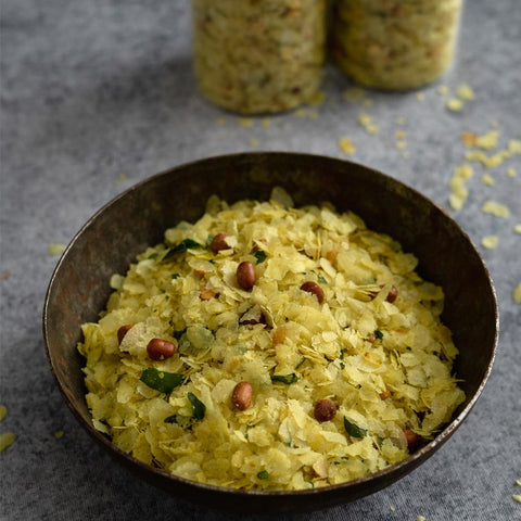 Roasted Poha Chivda (200g) Vegan, Gluten-Free