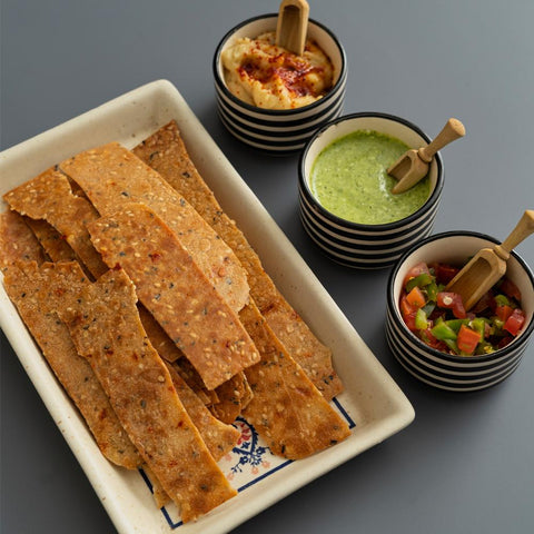 Baked Lavash (Chilli Oregano) Vegan, Gluten-Free