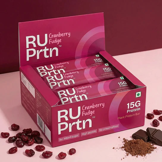 Cranberry Fudge Protein Bar (Pack of 6)